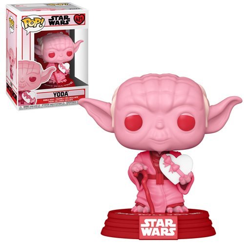 Star Wars Valentines Pop! Vinyl Figure Yoda with Heart [421] - Fugitive Toys