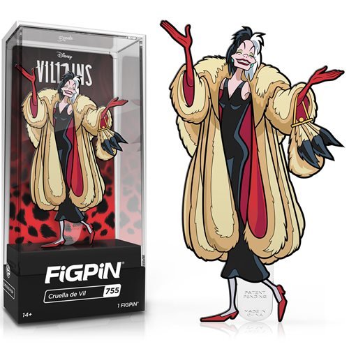 Disney 101 Dalmations: FiGPiN Enamel Pin Cruella de Vil [755] - Fugitive Toys