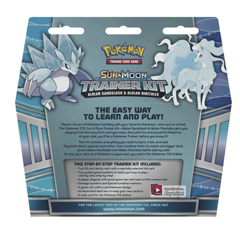 Pokemon Trading Card Game Sun & Moon Trainer Kit Alolan Sandslash & Alolan Ninetales - Fugitive Toys