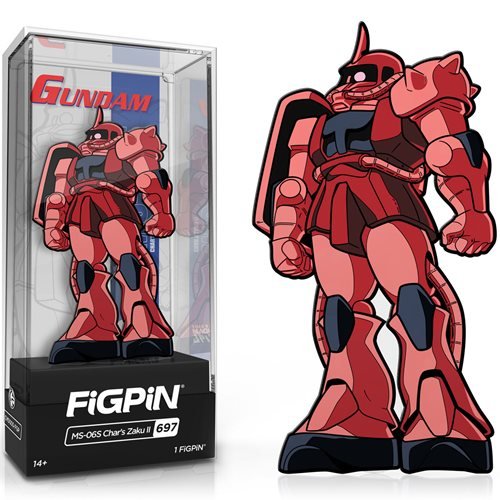 Mobile Suit Gundam FiGPiN Enamel Pin: MS-06S Char's Zaku II [697] - Fugitive Toys