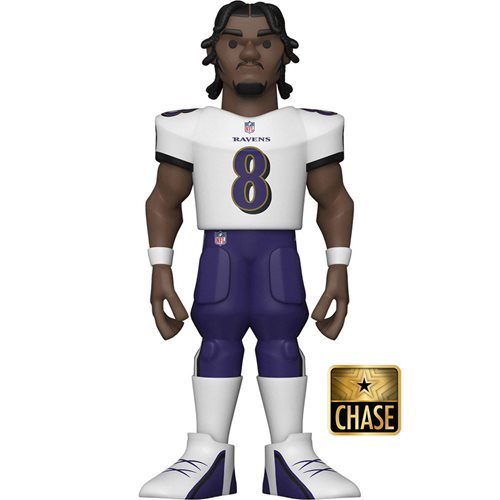 Funko Vinyl Gold Premium Figure: NFL Ravens Lamar Jackson (Chase) - Fugitive Toys