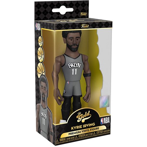 Funko Vinyl Gold Premium Figure: NBA Nets Kyrie Irving (City Edition) - Fugitive Toys