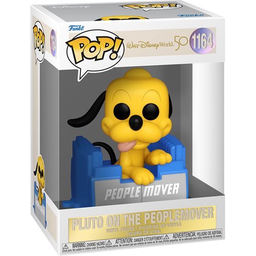 Walt Disney World 50th Pop! Vinyl Figure Pluto on the Peoplemover [1164] - Fugitive Toys