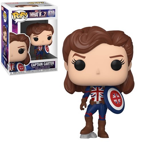 Marvel What If? Pop! Vinyl Figure Captain Carter [870] - Fugitive Toys