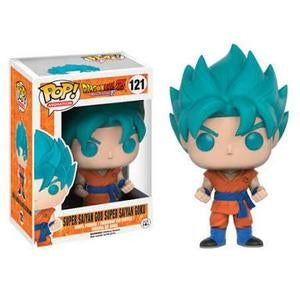 Dragon Ball Z Pop! Vinyl Figure Super Saiyan God Super Saiyan Goku (Blue) [121] - Fugitive Toys