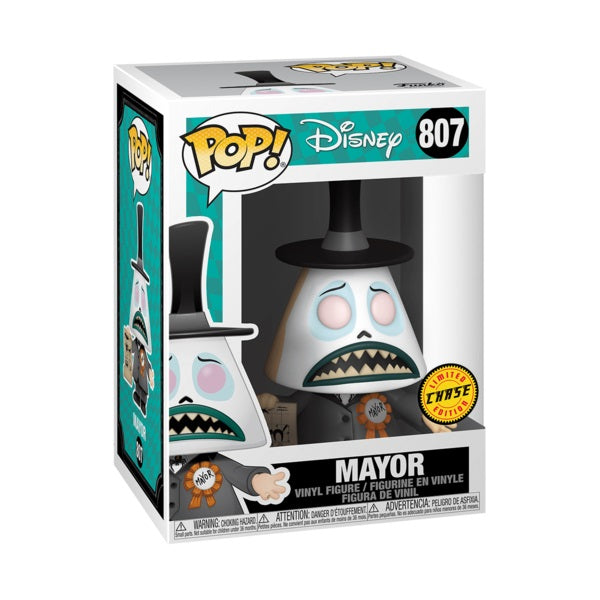 The Nightmare Before Christmas Pop! Vinyl Figure Mayor With Megaphone (Chase) [807] - Fugitive Toys