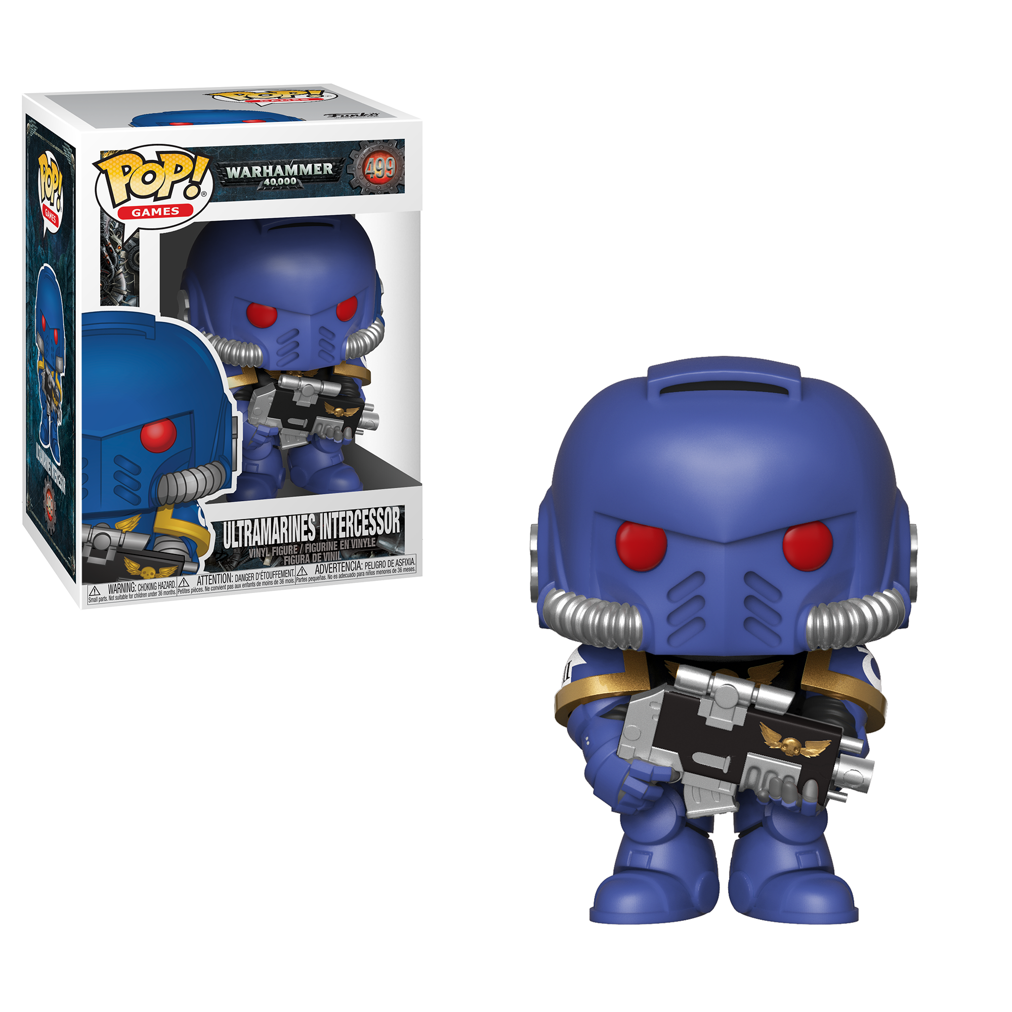 Warhammer 40,000 Pop! Vinyl Figure Ultramarines Intercessor [499] - Fugitive Toys