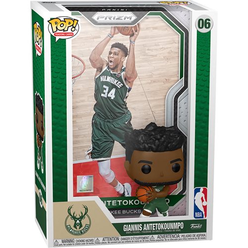 NBA Trading Cards Pop! Vinyl Figure with Case Giannis Antetokounmpo [06] - Fugitive Toys