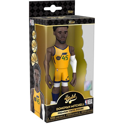 Funko Vinyl Gold Premium Figure: NBA Jazz Donovan Mitchell City Edition '21 - Fugitive Toys