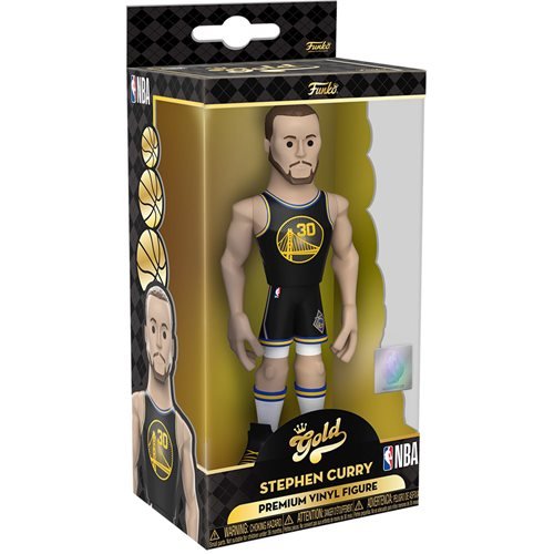 Funko Vinyl Gold Premium Figure: NBA Warriors Stephen Curry (City Edition) - Fugitive Toys