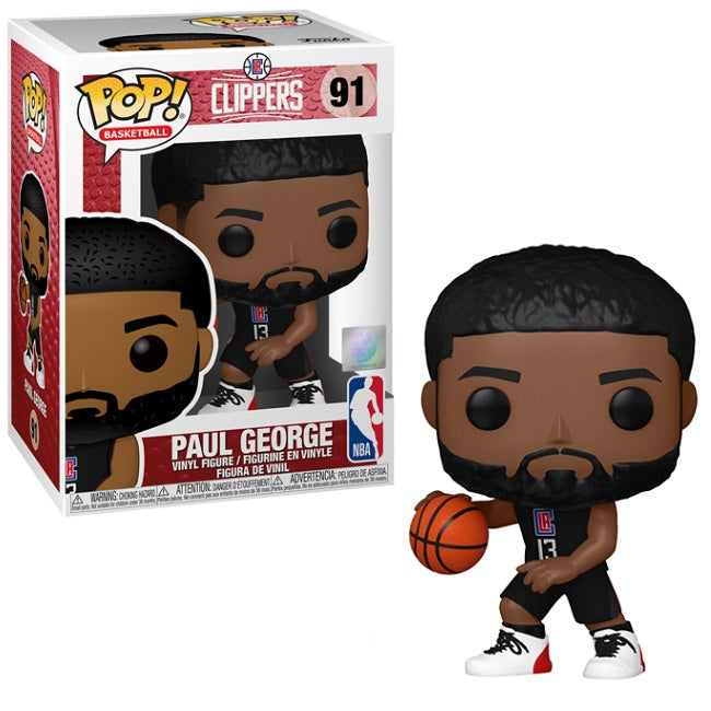 NBA Pop! Vinyl Figure Paul George Alternate Jersey (LA Clippers) [91] - Fugitive Toys