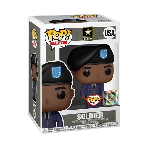 Military Pop! Vinyl Figure Army Soldier Male Dress Blues (African American) - Fugitive Toys