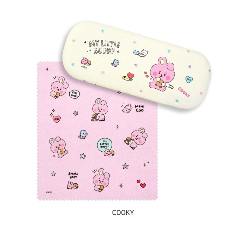 BT21 Little Buddy Glasses Case Set Cooky