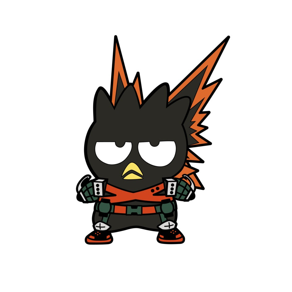 My Hero Academia x HK FiGPiN Enamel Pin: Badtz-Maru Bakugo [434] - Fugitive Toys