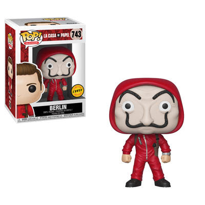 La Casa De Papel Pop! Vinyl Figure Berlin with Dali Mask (Chase) [743] - Fugitive Toys