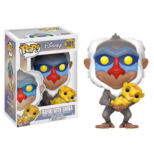 Disney Pop! Vinyl Figure Rafiki with Baby Simba [Lion King] - Fugitive Toys