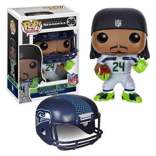 NFL Wave 2 Pop! Vinyl Figure Marshawn Lynch [Seattle Seahawks] - Fugitive Toys