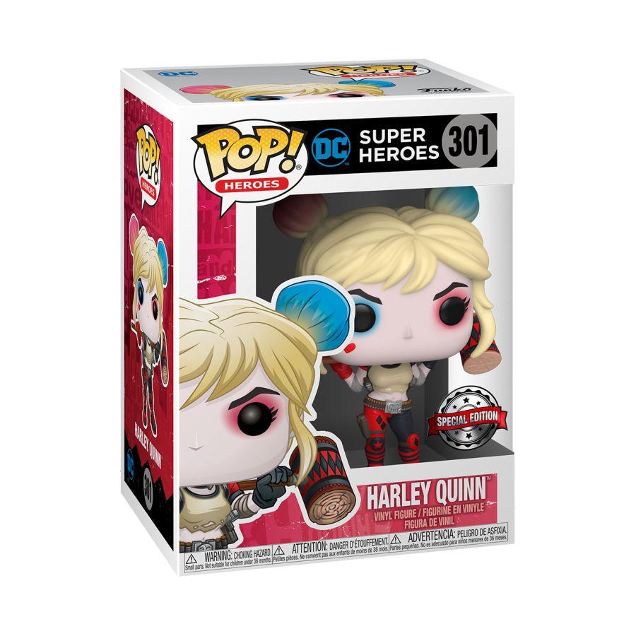 DC Super Heroes Pop! Vinyl Figure Harley Quinn (with Mallet) [301] - Fugitive Toys