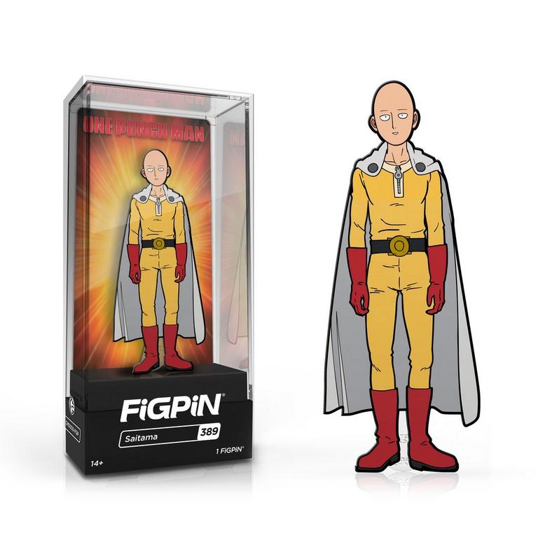 One Punch Man: FiGPiN Enamel Pin Saitama [389] - Fugitive Toys