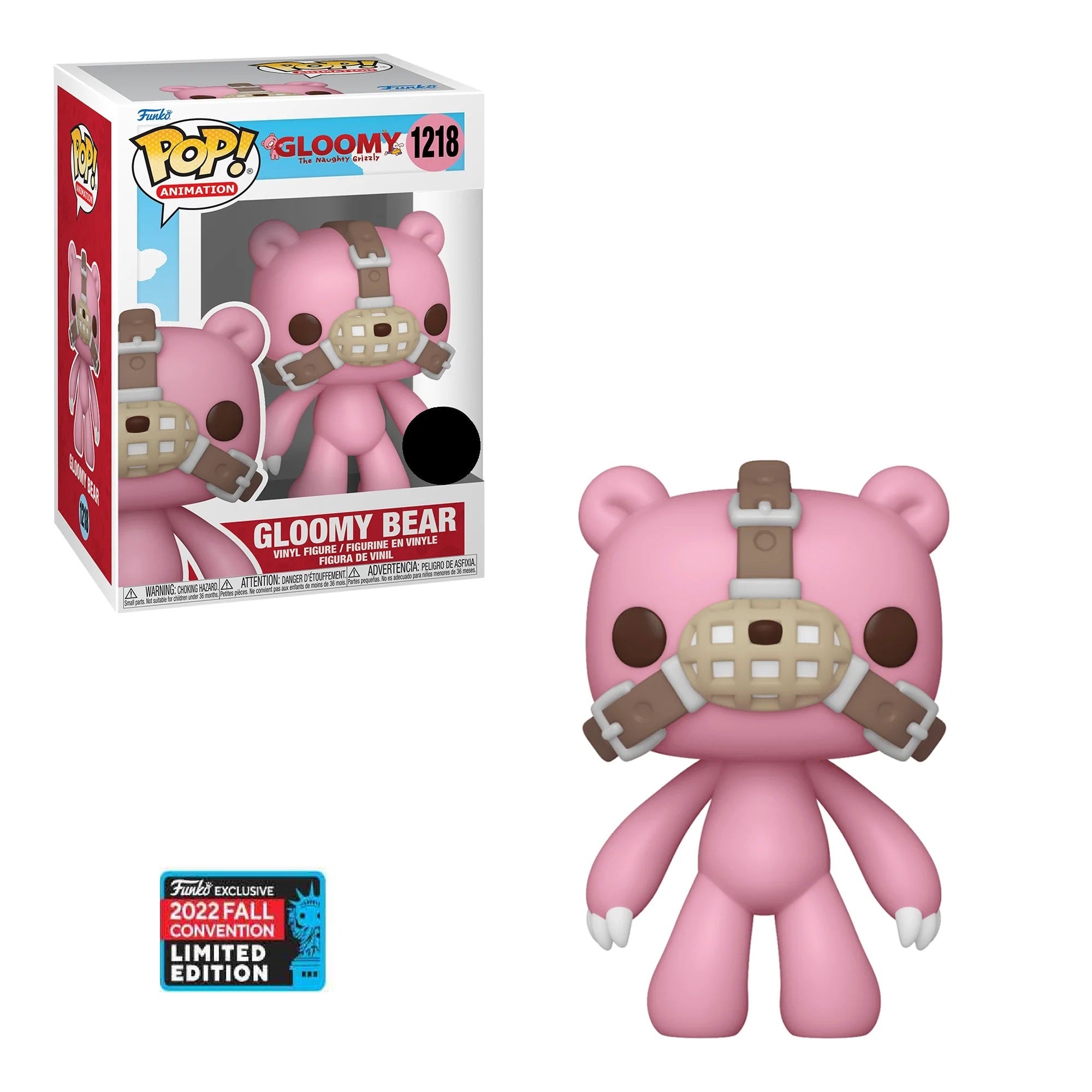 Funko Pop Gloomy Bear Masked 2022 Fall Convention 1218