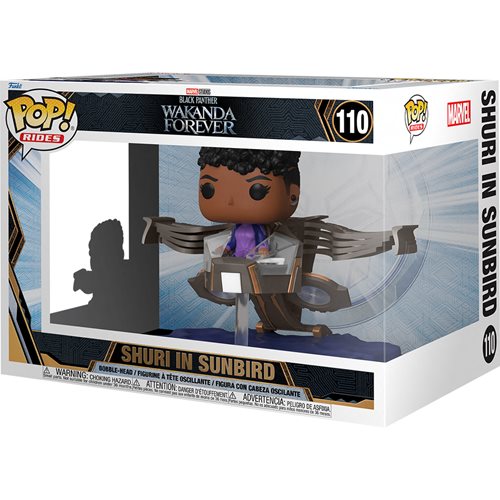 Funko Pop Ride Wakanda Forever Shuri in Sunbird 110