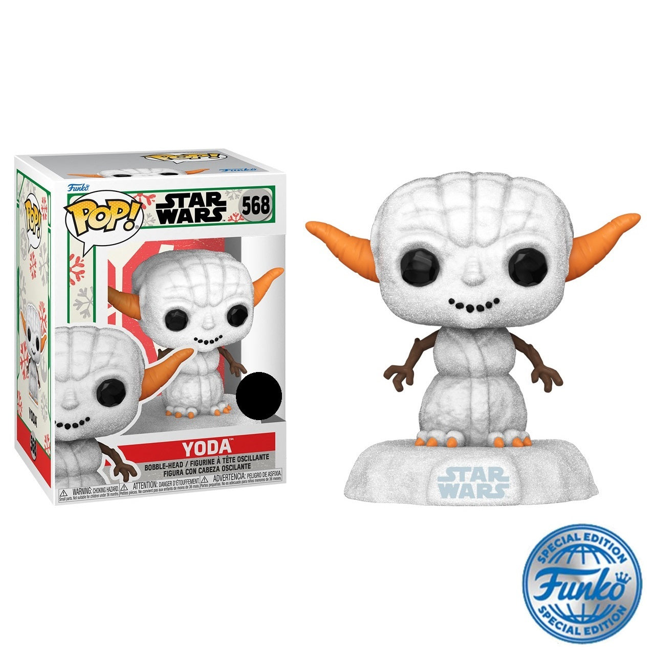 Star Wars Pop! Vinyl Snowman Yoda (SE) [568] - Fugitive Toys