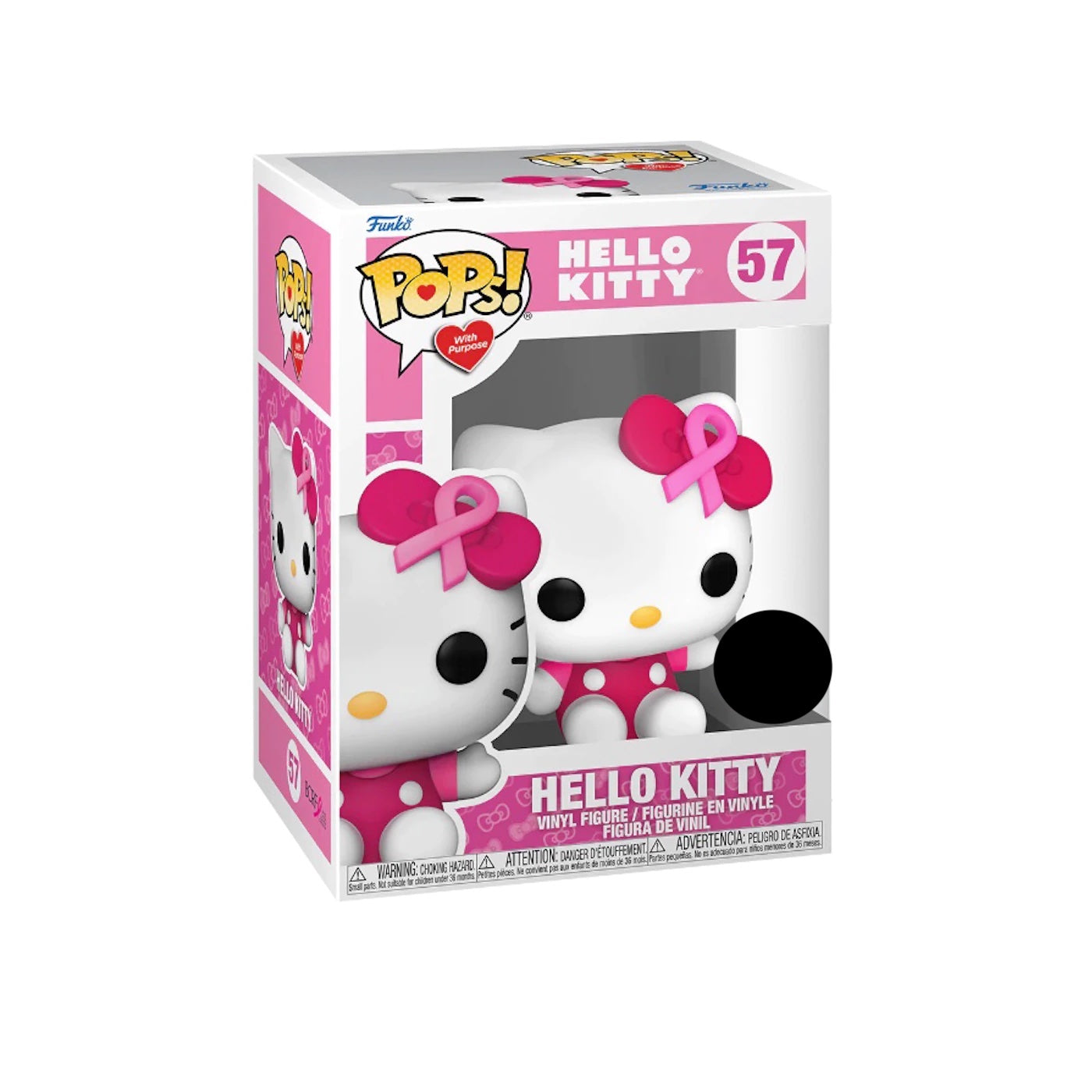 Hello Kitty Pop! Vinyl Figure Breast Cancer Awareness Hello Kitty [57] - Fugitive Toys