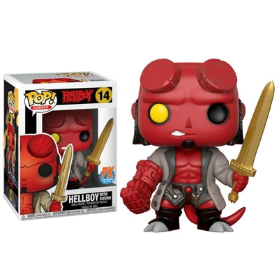 Comics Pop! Vinyl Figure Hellboy with Excalibur [Previews Exclusive] [14] - Fugitive Toys