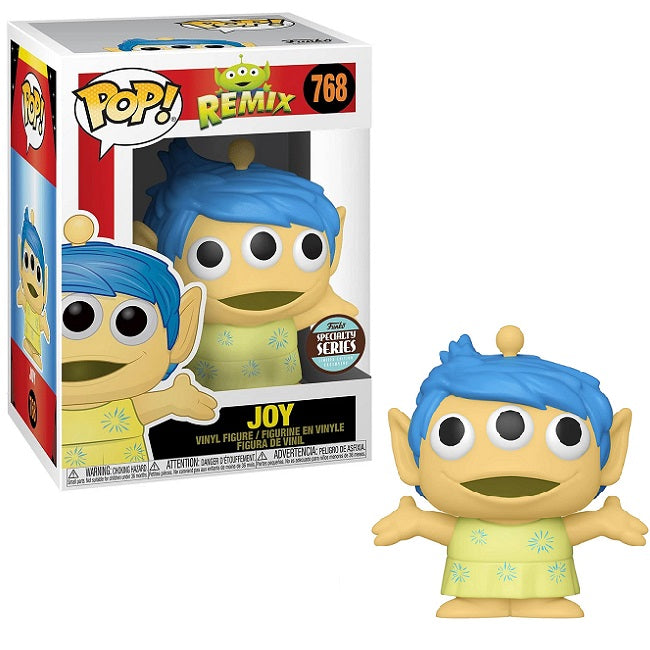 Disney Pop! Vinyl Figure Pixar Alien Remix Joy (Specialty Series) [768] - Fugitive Toys