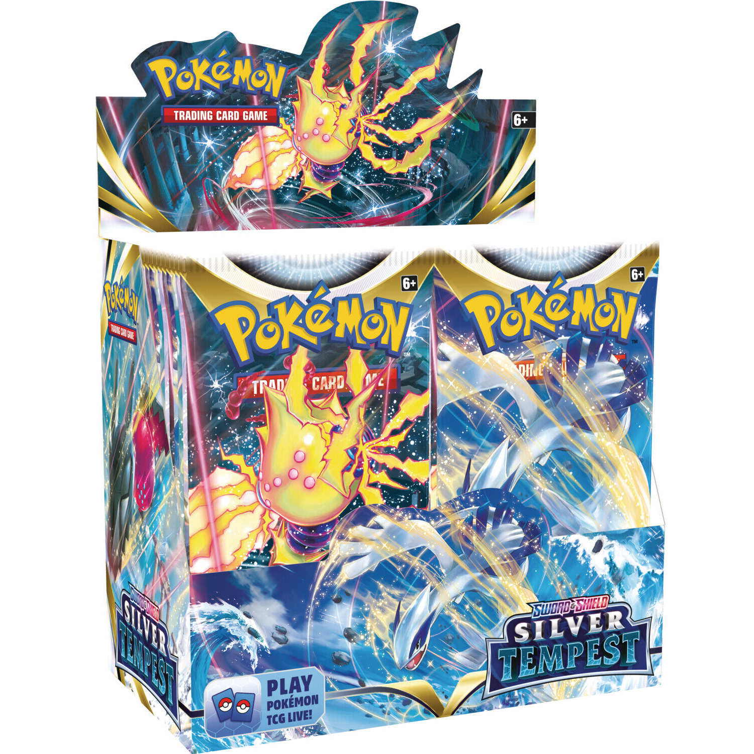 Pokemon Trading Card Game Sword & Shield Silver Tempest Booster Box - Fugitive Toys