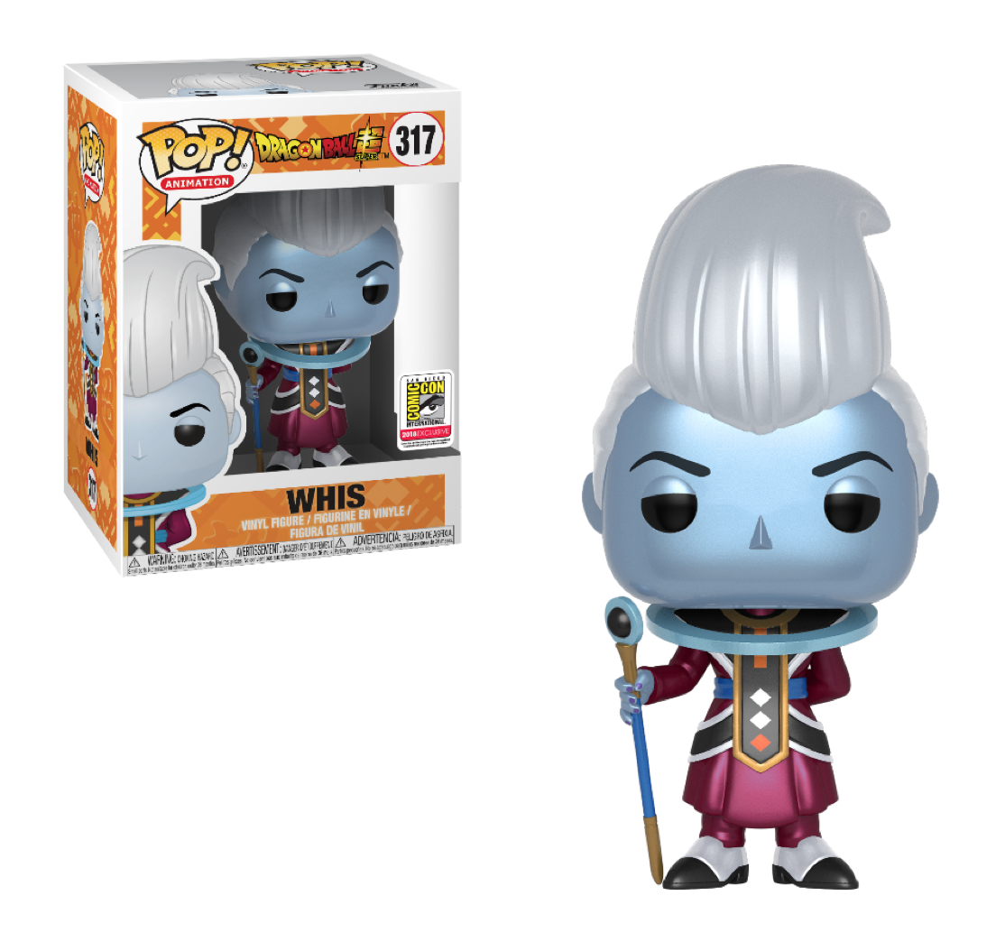 Dragon Ball Super Pop! Vinyl Figure Metallic Whis [SDCC 2018 Exclusive] [317] - Fugitive Toys