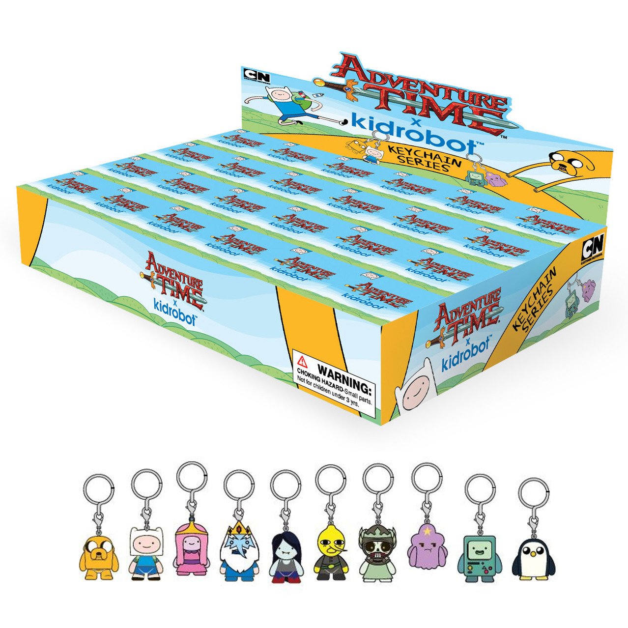 Adventure Time x Kidrobot Keychain Series: (Case of 24) - Fugitive Toys