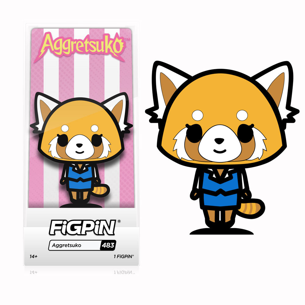 Sanrio: FiGPiN Enamel Pin Aggretsuko [483] - Fugitive Toys