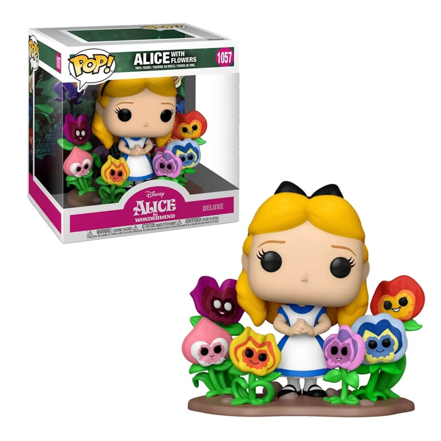 Disney Alice In Wonderland 70th Pop! Vinyl Figure Alice with Flowers [1057] - Fugitive Toys