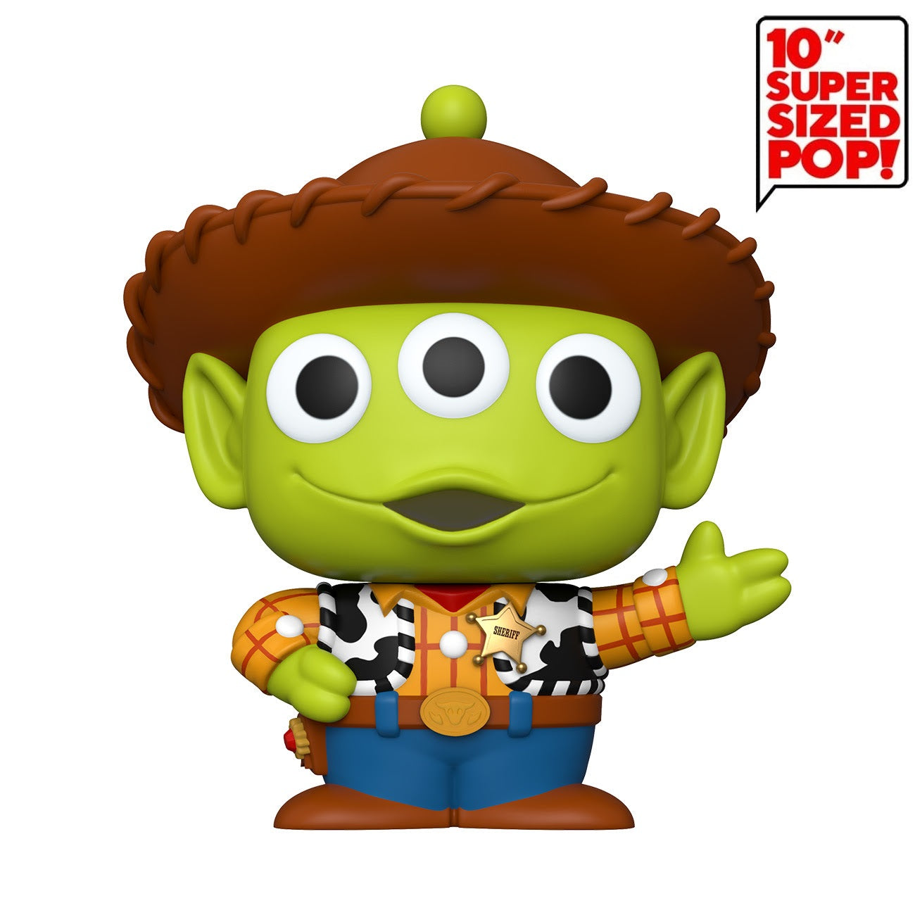 Disney Pop! Vinyl Figure Pixar Alien Remix Woody [10 inch] - Fugitive Toys