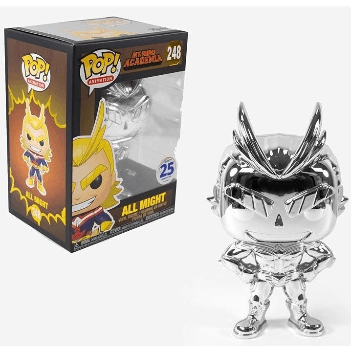 My Hero Academia Pop! Vinyl Figure All Might (Silver Chrome) [248] - Fugitive Toys