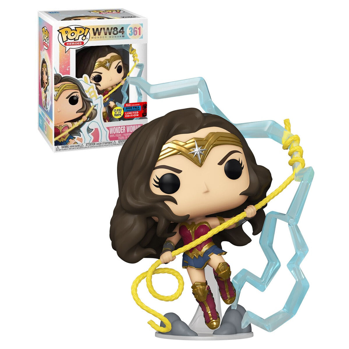 WW84 Pop! Vinyl Figure Wonder Woman Glow (2020 Fall Convention) [361] - Fugitive Toys