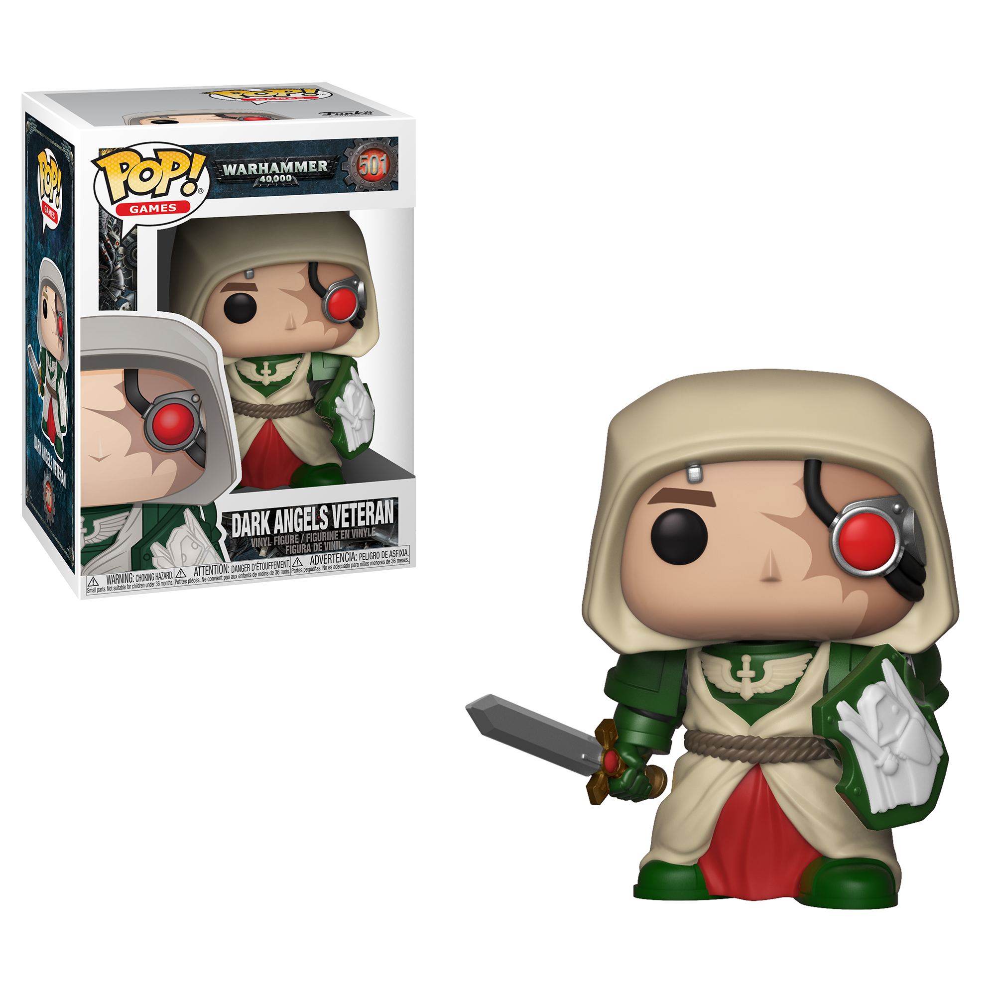 Warhammer 40,000 Pop! Vinyl Figure Dark Angels Veteran [501] - Fugitive Toys