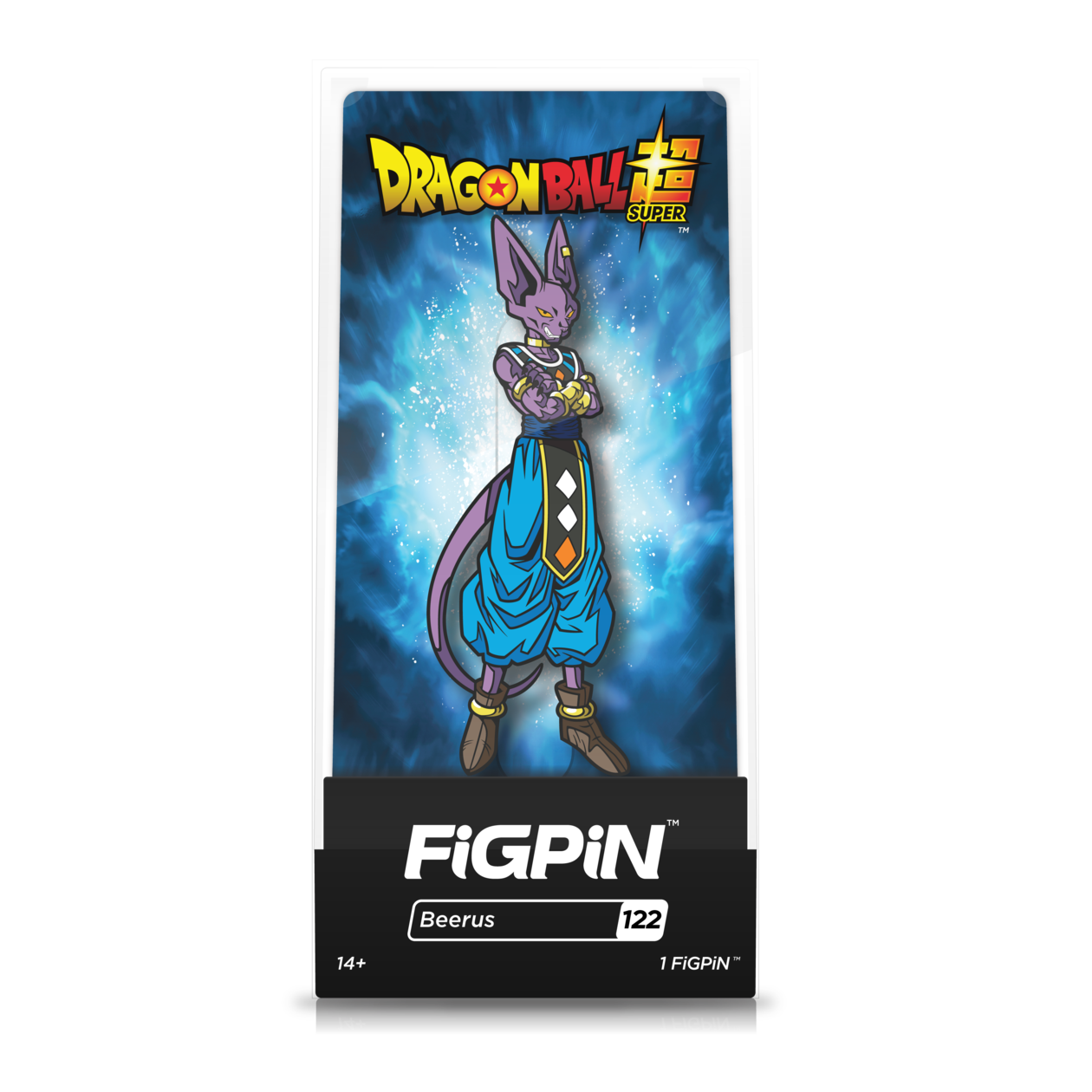 Dragon Ball Super: FiGPiN Enamel Pin Beerus [122] - Fugitive Toys