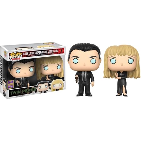 Twin Peaks Pop! Vinyl Figure Black Lodge Cooper and Black Lodge Laura [Exclusive] [2-pack] - Fugitive Toys