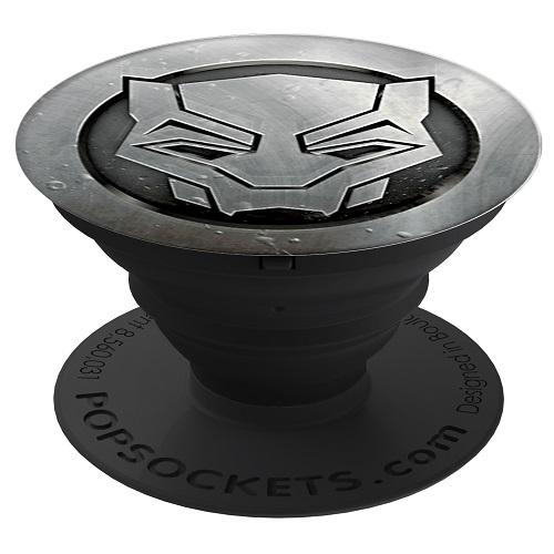 PopSockets Marvel: Black Panther Monochrome - Fugitive Toys