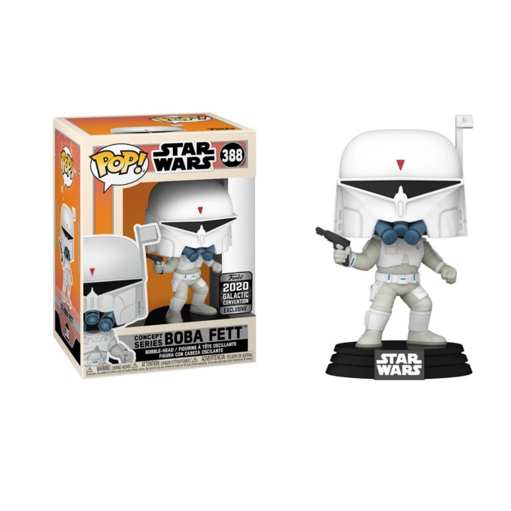 Star Wars Pop! Vinyl Figure Concept Series Boba Fett (2020 Galactic Convention) [388] - Fugitive Toys