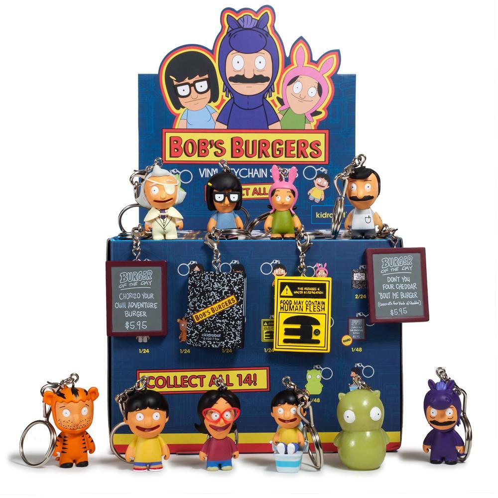 Kidrobot Bob's Burgers Vinyl Keychain Series: (1 Blind Box) - Fugitive Toys