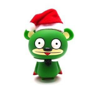 Bossy Bear Dark Green (X-Mas Tongue Out Version) - Fugitive Toys