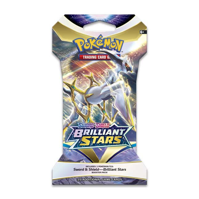 Pokemon TCG Sword & Shield Brilliant Stars Sleeved Booster Pack - Fugitive Toys