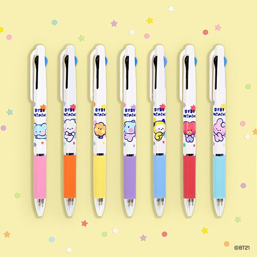 BT21 Minini 3 Color Ballpoint Pen - Shooky - Fugitive Toys