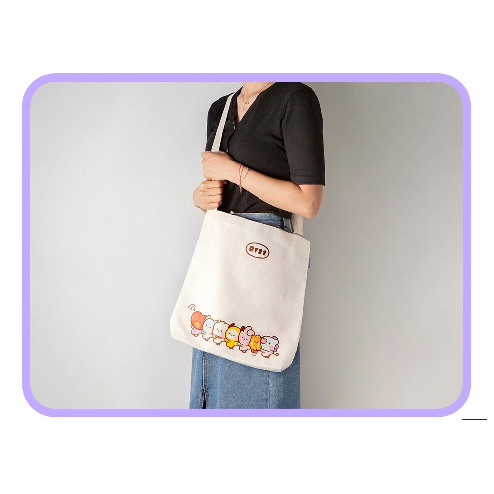 BT21 Minini Canvas Tote Bag - Fugitive Toys