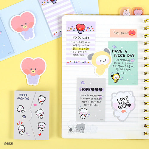 BT21 Minini Sticky Memo Note Pad - Shooky - Fugitive Toys