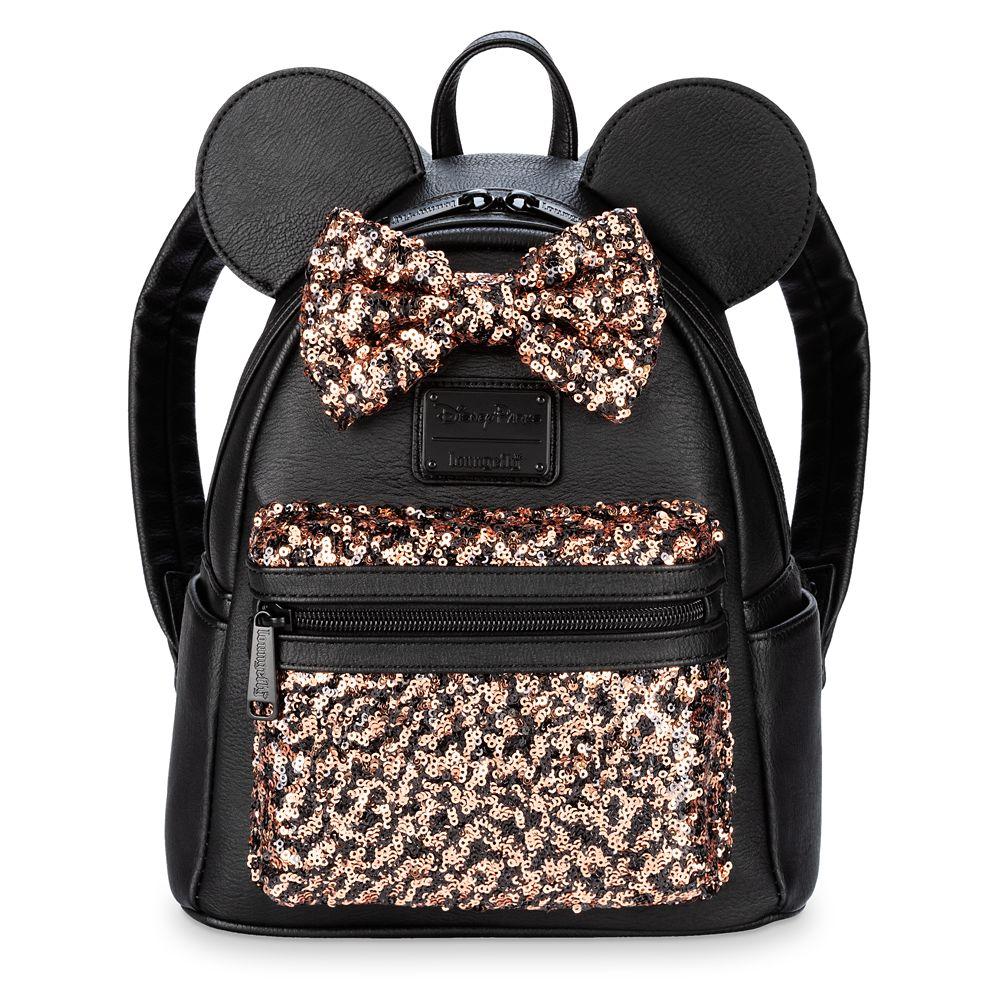 Rose gold minnie mouse mini backpack hot sale