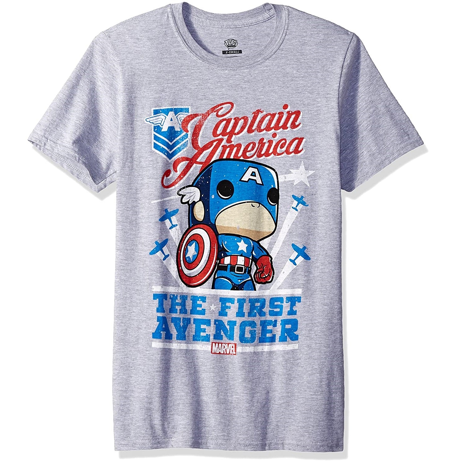 Pop! Tees Marvel Captain America The First Avenger [72] - XS - Fugitive Toys